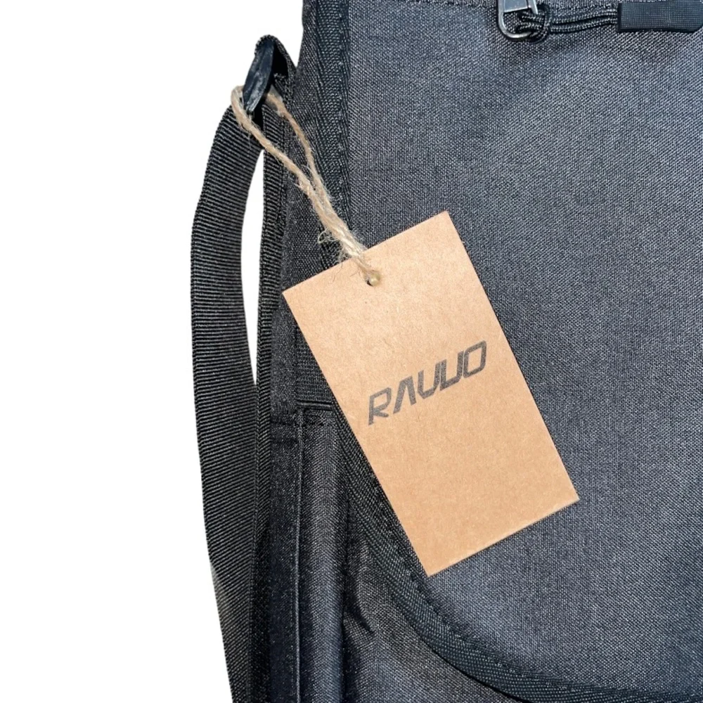 RAVUO Water Resistant Lightweight Messenger Bag/ Satchel 17 Inch-black